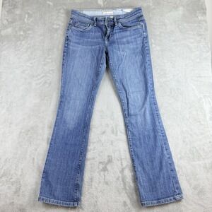 Gap Jeans Womens‎ 6R Blue Denim Stretch Boot Cut Flap Pockets Y2K
